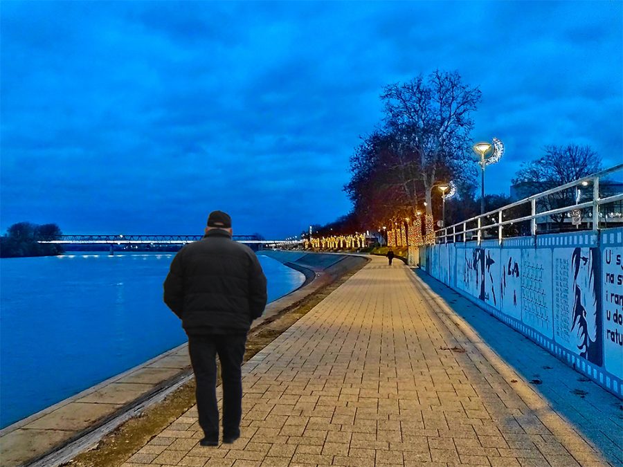 Vrijeme adventa, Sava, most, Slavonski Brod