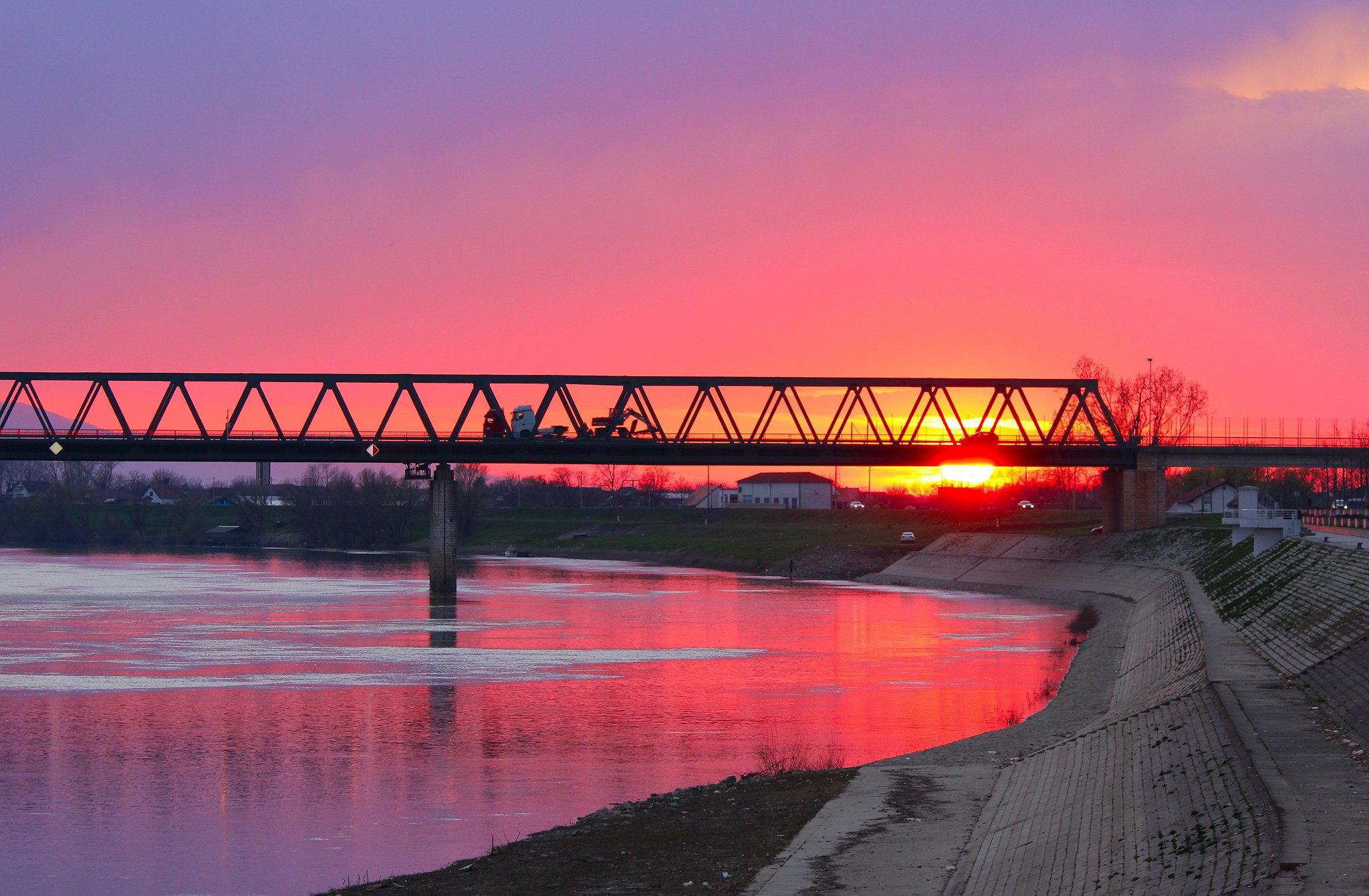Bridge, Sava River, 35000 Slavonski Brod, Croatia