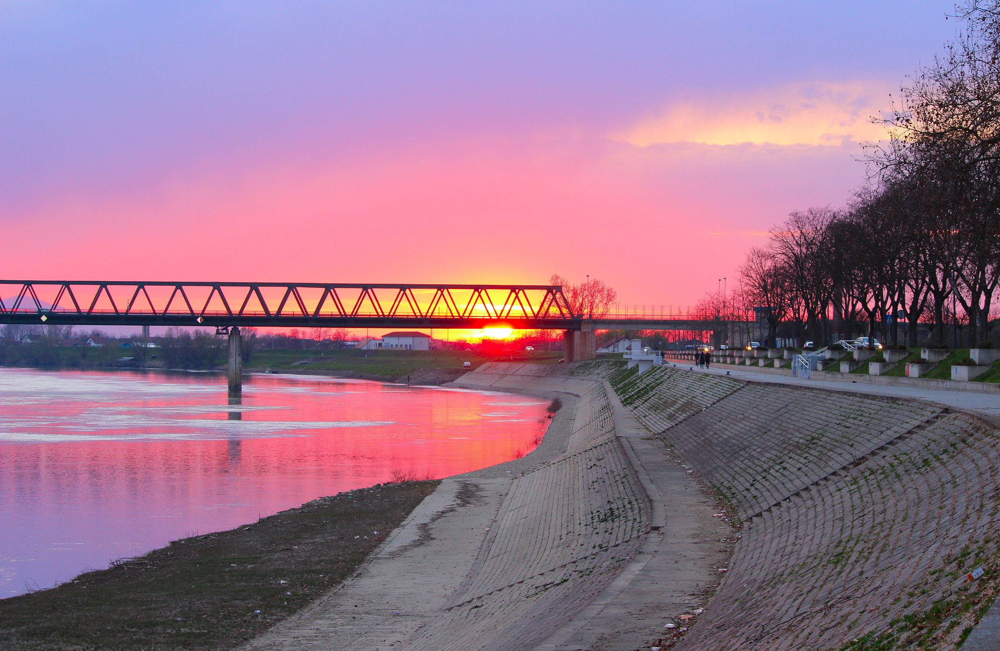 Bridge, Sava River, 350000 Slavonski Brod, Croatia