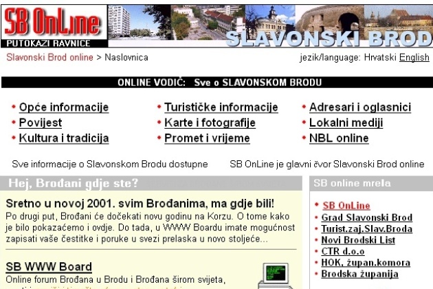 2000. Službene web stranice Bolnice i obuka liječnika