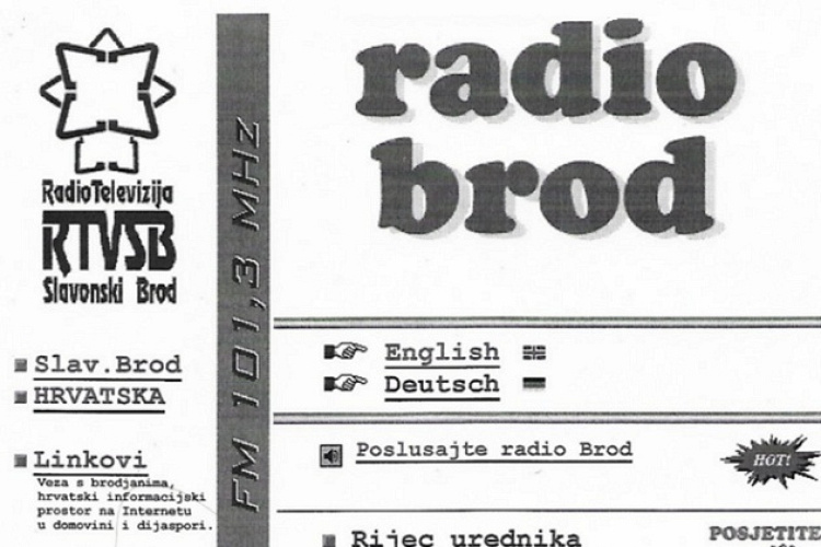 1997. RadioBrod online