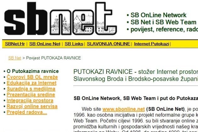 2000. Službene web stranice Bolnice i obuka liječnika