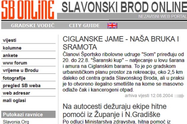 2002. Portal SBONLINE, Gradski vodič