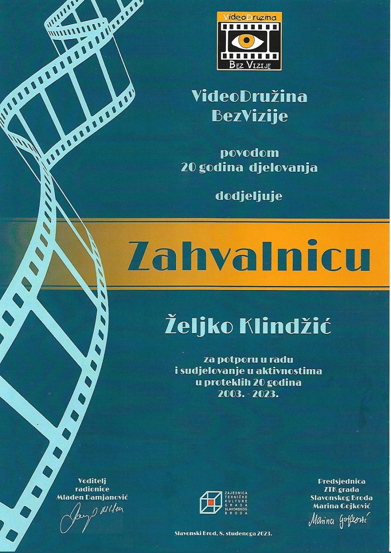 20 godina VideoDružine BezVizije