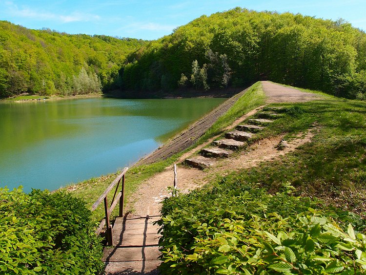 Jezero Petnja, kolovoz